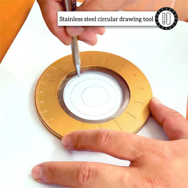 Adjustable Inspiring Circle Drawing Tool Math Measuring Ruler