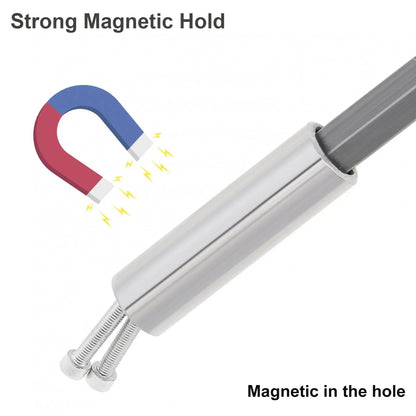 10pcs 1/4 inch Strong Magnetic Extension Bit Holder Hex Shank Screwdriver Bit Driver Set
