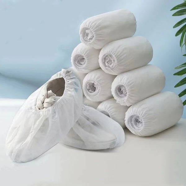 Anti Slip Disposable Shoe Covers Waterproof Overshoes Dustproof Reusable