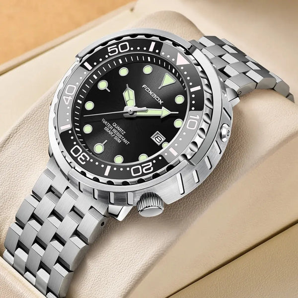 Reloj de pulsera deportivo de cuarzo para hombre, resistente al agua, con cronógrafo, para exteriores