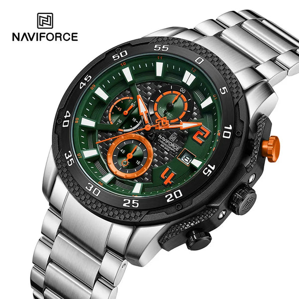 Quartz Original Watch for Men Stainless Steel Waterproof Sport Watches