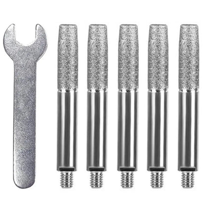 5pcs Chainsaw Sharpening Bits High Hardness Chainsaw Grinding Stones for Chain Saw