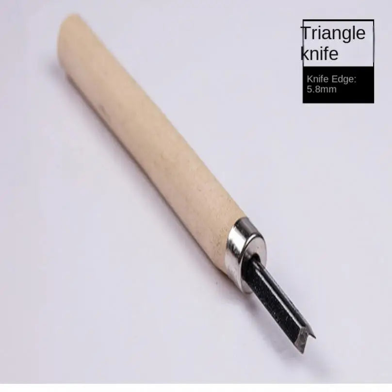 4pcs Professional Manganese Steel Wood Carving Chisel Kni-fe Hand Tool Set