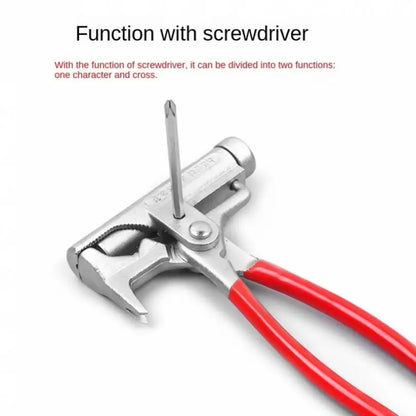 Stainless Steel Universal Hammer Screwdriver Electrical Nail Gun Pipe Pliers