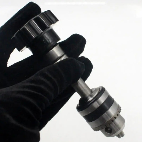 Mini Manual Hand Drill Chuck 1.5-10mm Aluminum Spiral Hand Manual Push Chuck