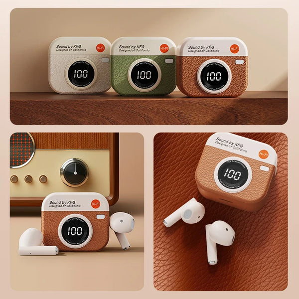 TWS Wireless Earphones with 5.4 Bluetooth 36 Hours Playback Sport Earbuds