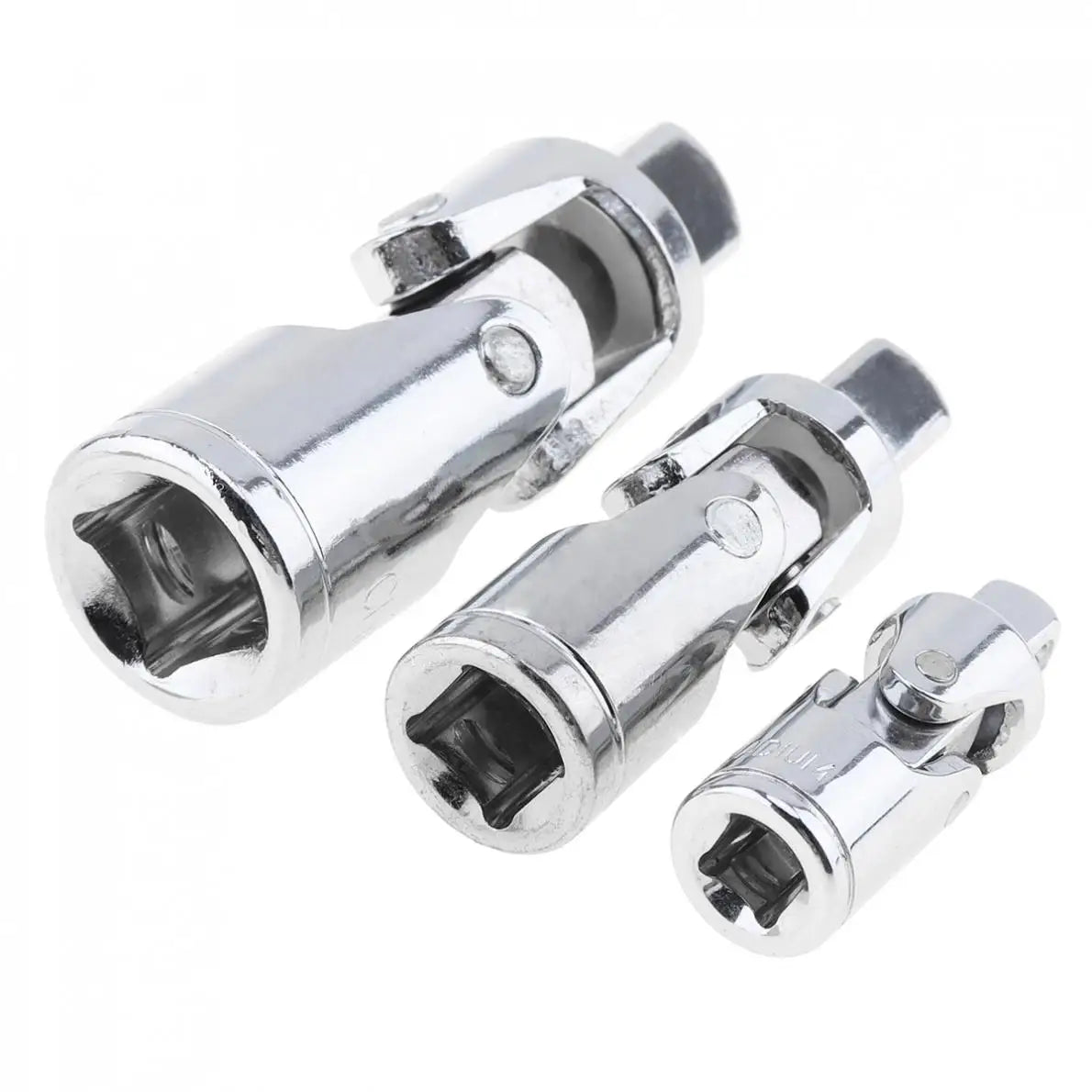 3pcs Impact Universal Joint Socket Wrench Set 1/4-Inch 3/8-Inch 1/2-Inch