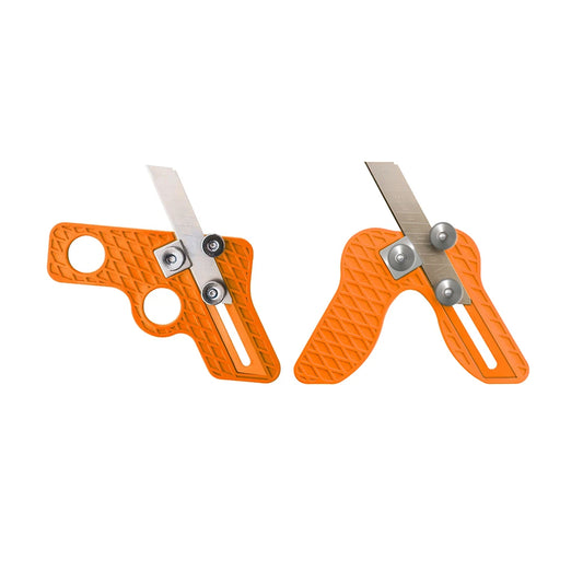 1 Pc Orange ABS Multifunctional Edge Trimmer Woodworking Manual Aligner Wood Trimming Straight
