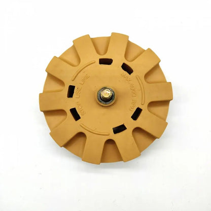 4 Inch Rubber Removal Wheel 25mm Decal Remover Eraser Rubber Wheel Pad