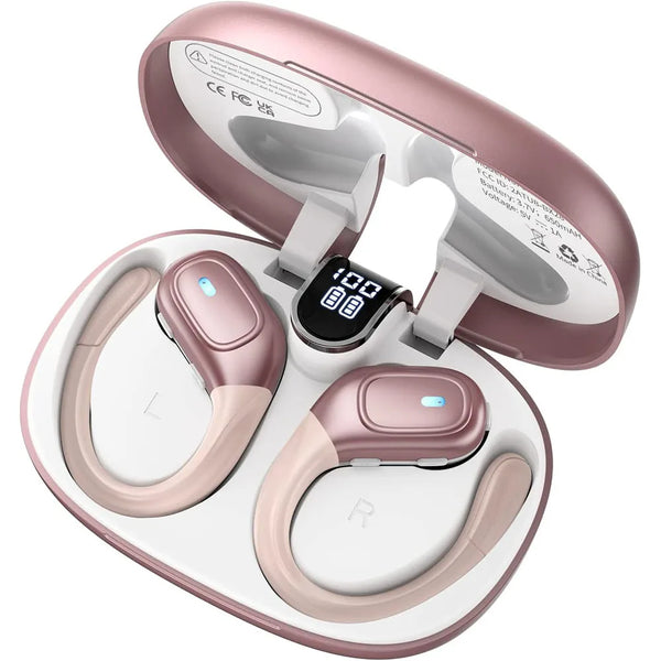 Sport Bluetooth 5.3 Earphones Ear Hook Headphones IPX7 Waterproof Wireless Earbuds