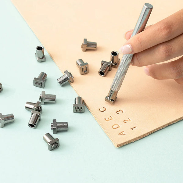 36pcs Leather Stamp Stamping Punch Processing Tools English Letter Alphabet and Number Set