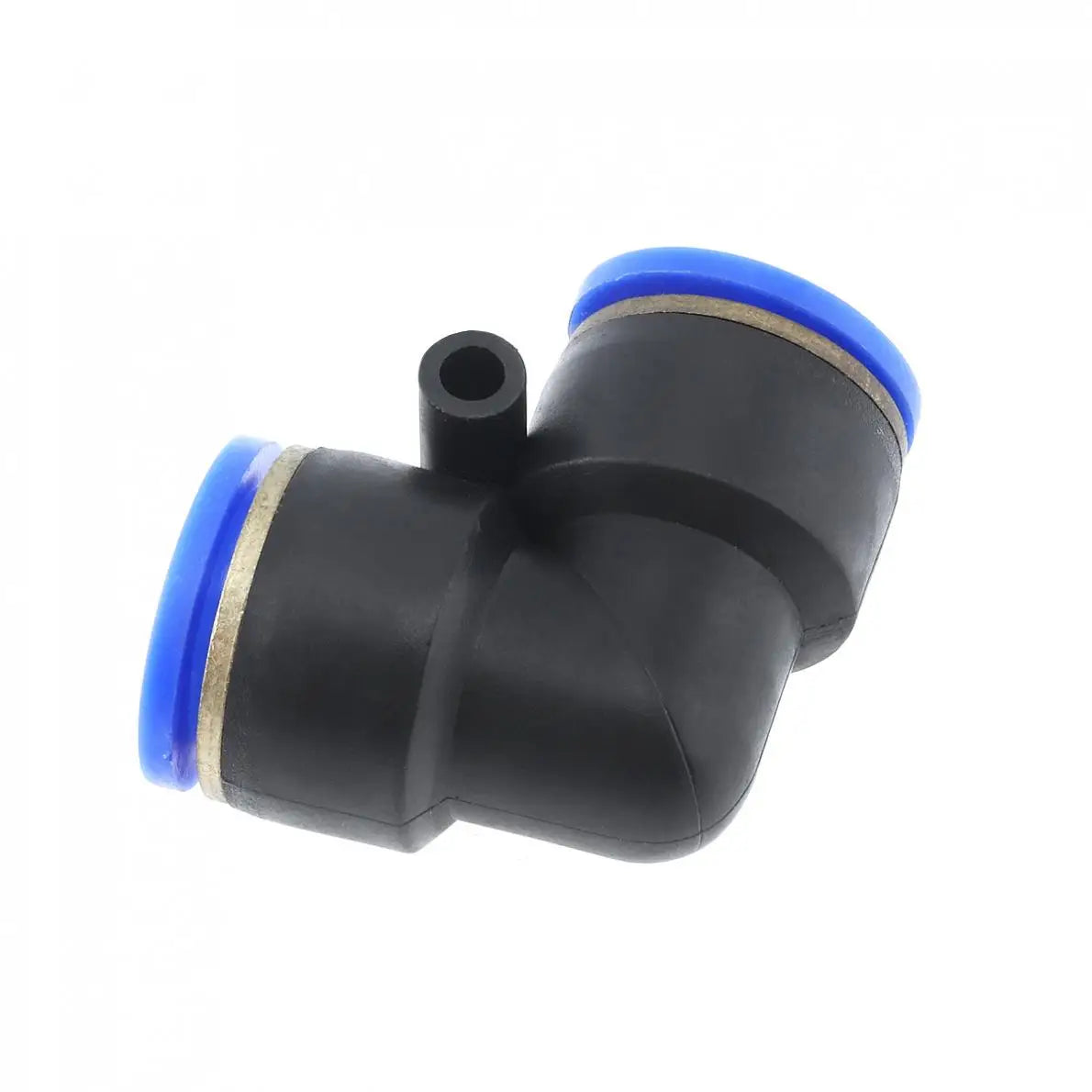 2pcs/set 16mm L Shaped Elbow Plastic Two-way Pneumatic Quick Connector Pneumatic Insertion Air Tube