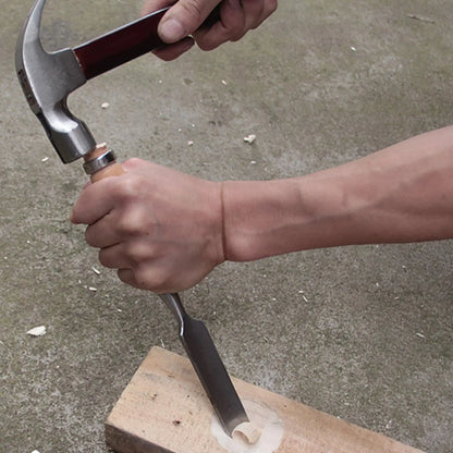 4pcs Semicircle Inner Edge Wood Carving Chisel Woodworking Gouge Hand Chisel Tools Set