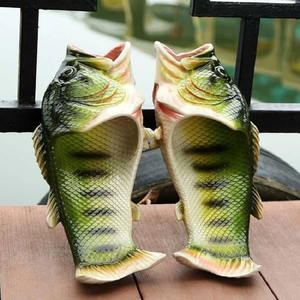 Ladies Summer Beach Slippers Men Fish Shoes