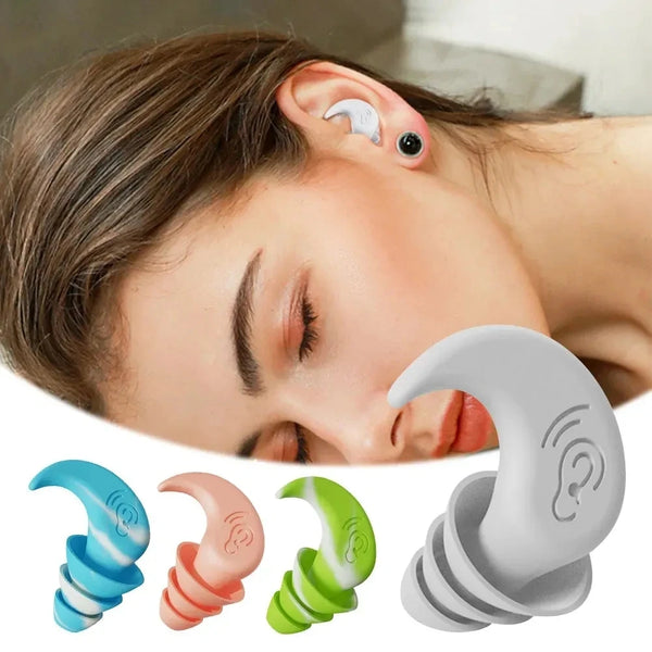 Sleep Noise Reduction Silicone Earplug