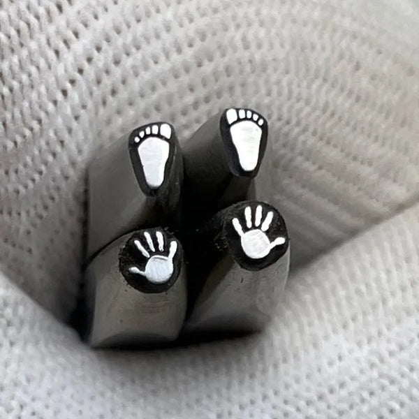 2pcs/set Metal Stamps Steel Jewelry Punching Tool