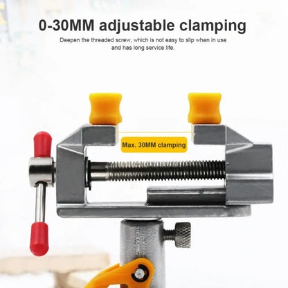 360 Degree  Rotation Vise Suction Cup Table Screw Repair Tools