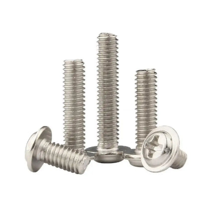 5pcs 8mm 10mm 12mm 16mm 20mm Stainless Steel M4 Cross Screw for Motor Parts M4
