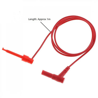 Test Hook Clip 4pcs Safety Banana Plug Toggle Test Hook Clip Probe Cable
