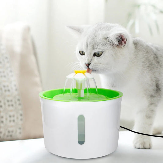 1.6L Pet Cat Water Fountain Automatic Dog Cat Water Dispenser Super Quiet Pet Drinking Bowl