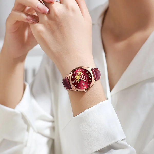 Reloj de cuarzo de moda para mujer, elegante y casual, de lujo.